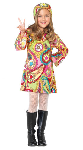 roupa dos anos 70 feminina infantil
