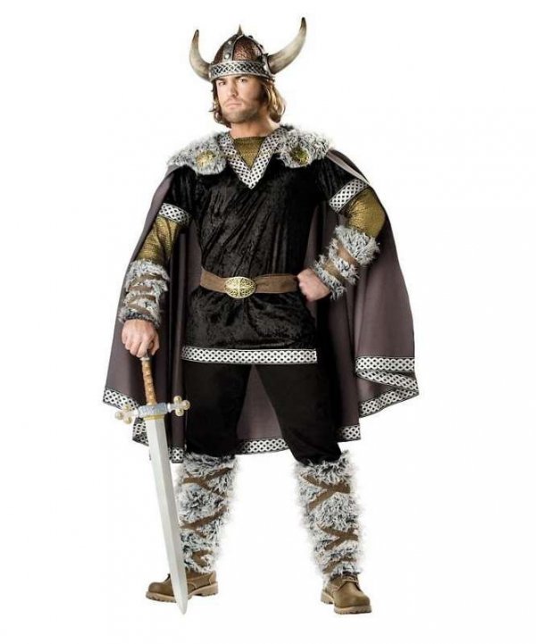 Rubie's Fantasia masculina de guerreiro viking, Conforme mostrado, Standard  : : Moda